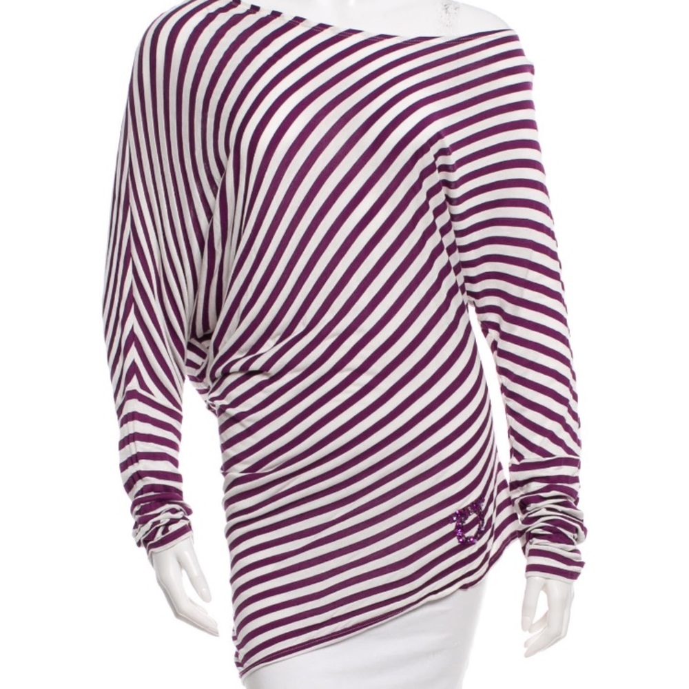 Long sleeve striped top